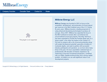 Tablet Screenshot of millbrae-energy.com